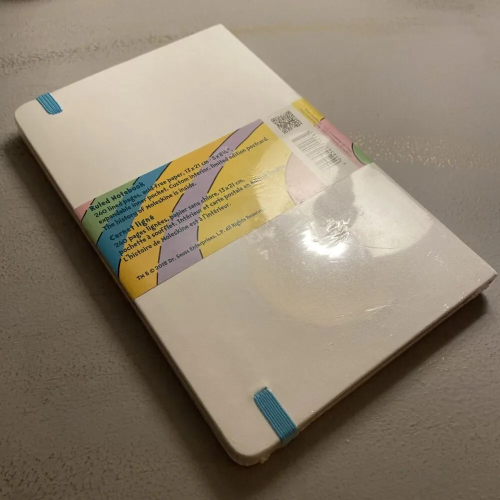 Moleskine Limited Edition Dr. Seuss ruled notebook New Sealed